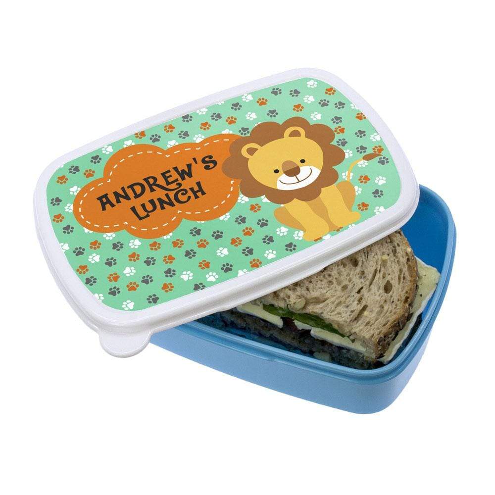 Treat Personalised Little Lion Lunch Box
