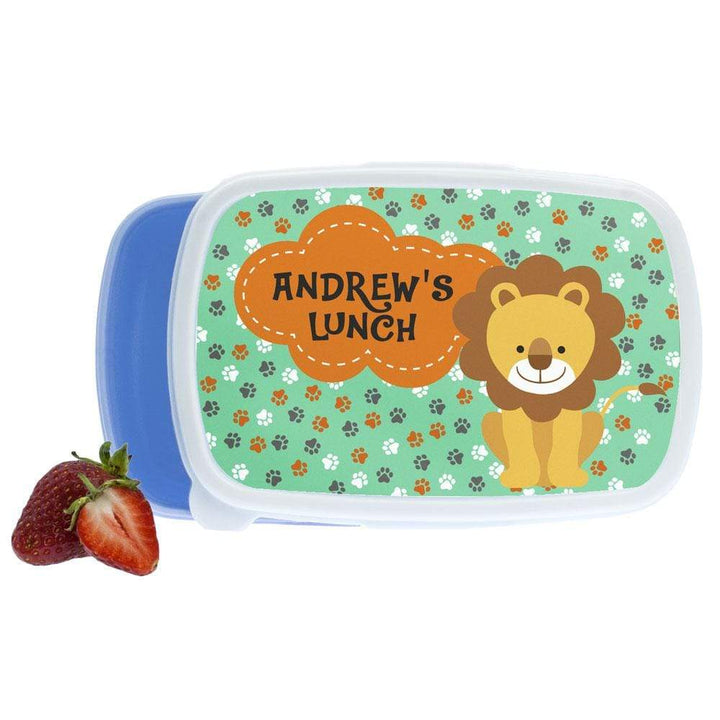 Treat Personalised Little Lion Lunch Box