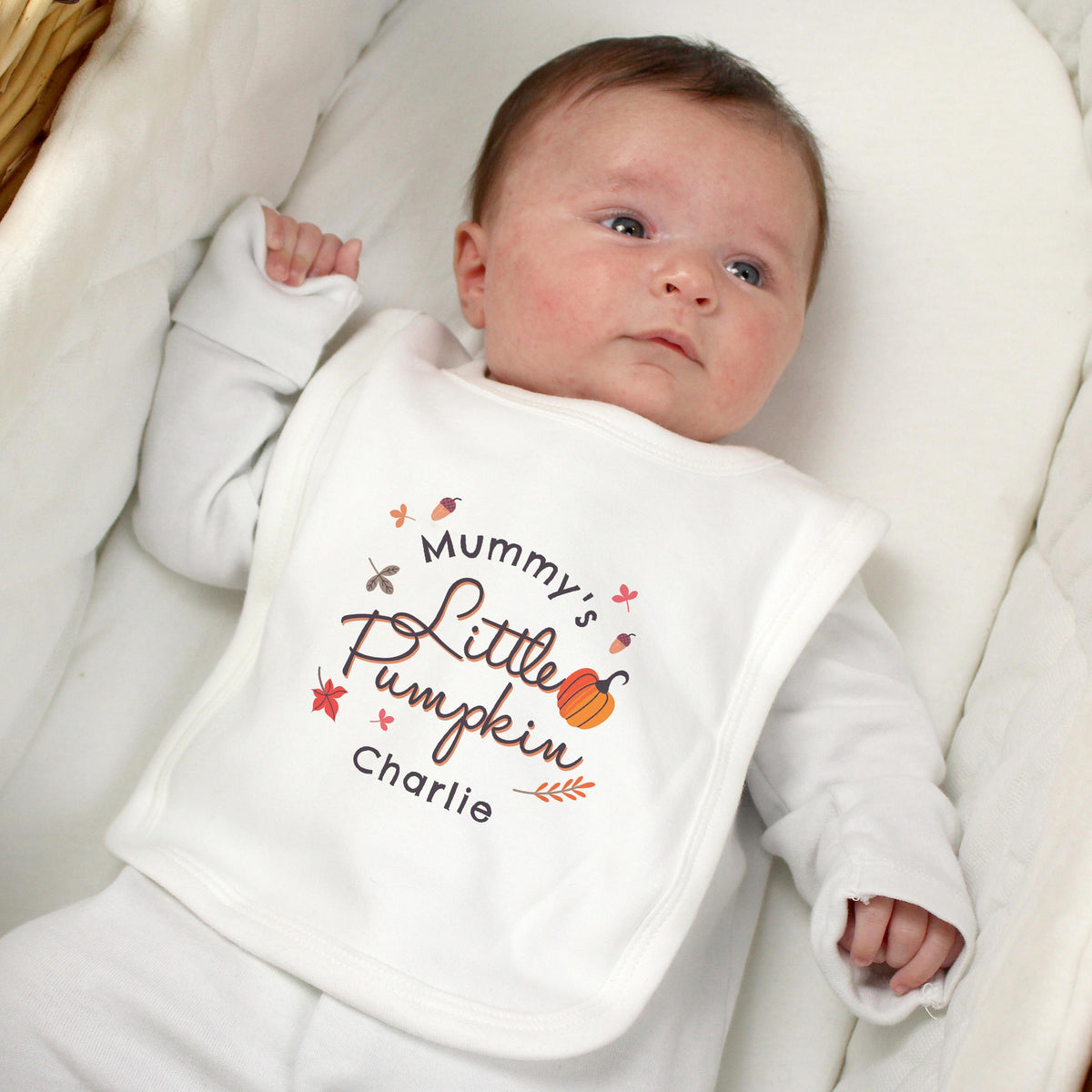 Personalised Memento Personalised Little Pumpkin Bib