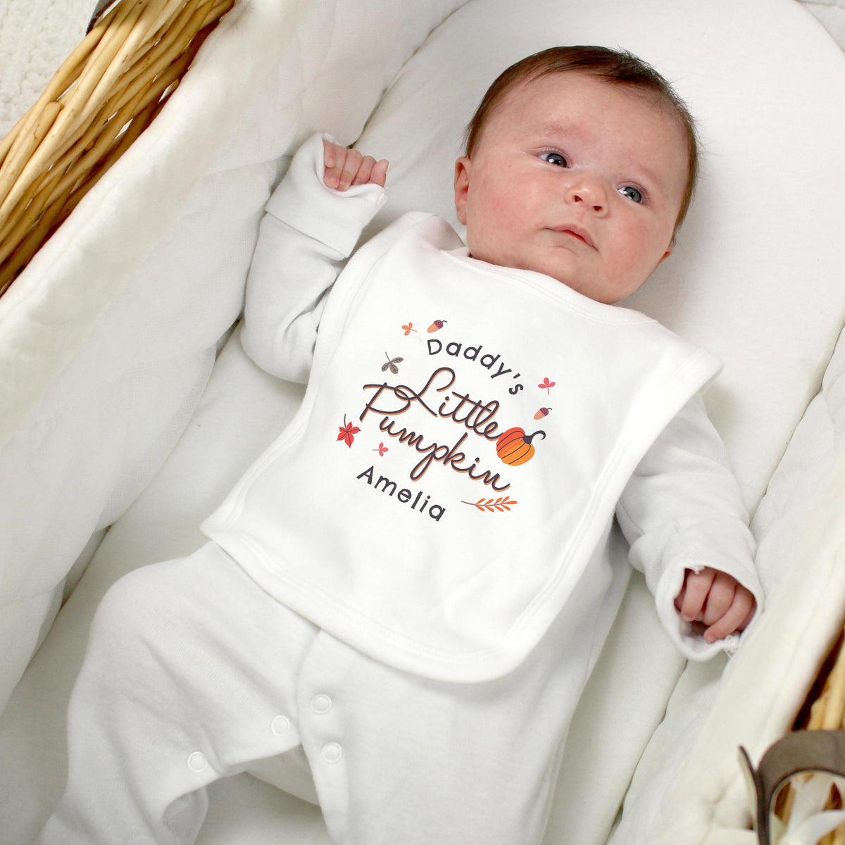 Personalised Memento Personalised Little Pumpkin Bib