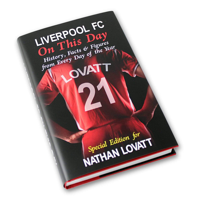 Personalised Memento Books Personalised Liverpool On This Day Book