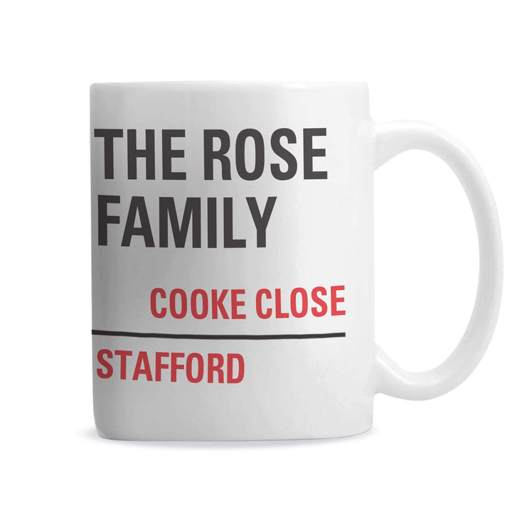 Personalised Memento Mugs Personalised London Street Sign Mug