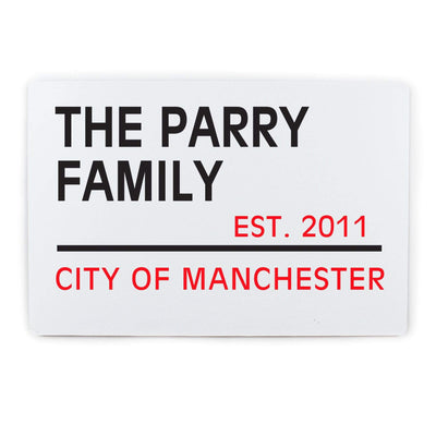 Personalised Memento Hanging Decorations & Signs Personalised London Street Sign