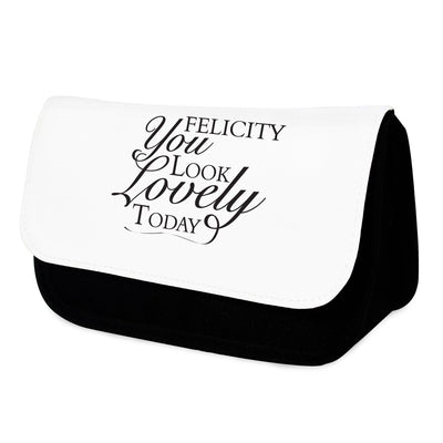 Personalised Memento Textiles Personalised Look Lovely Make Up Bag