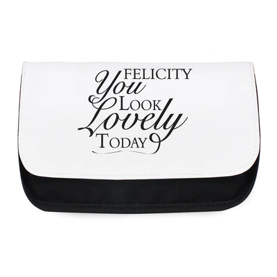 Personalised Memento Textiles Personalised Look Lovely Make Up Bag
