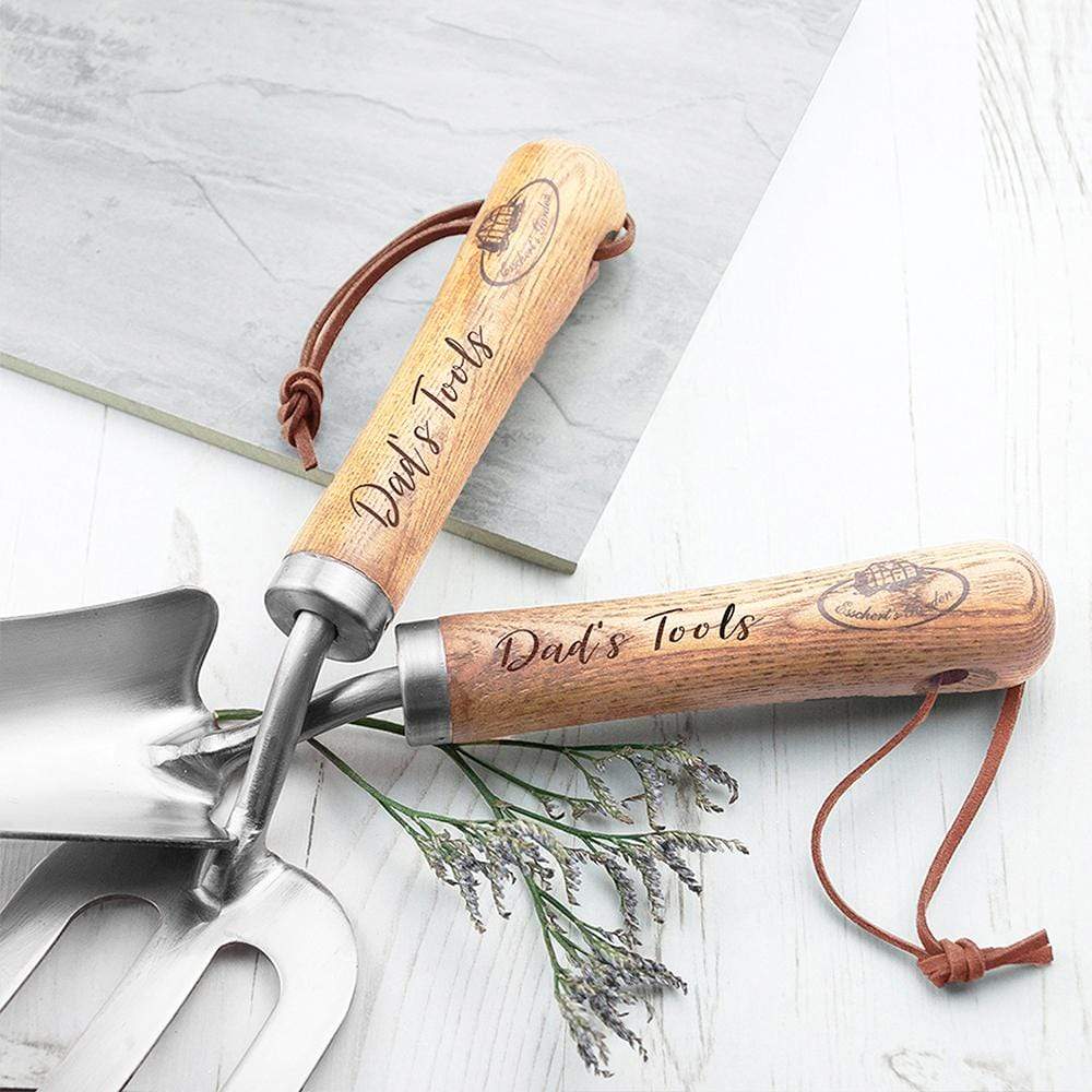 Treat Personalised Luxe Silver Trowel And Fork Set