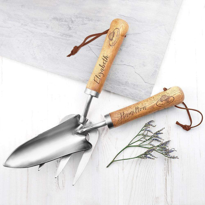Treat Personalised Luxe Silver Trowel And Fork Set