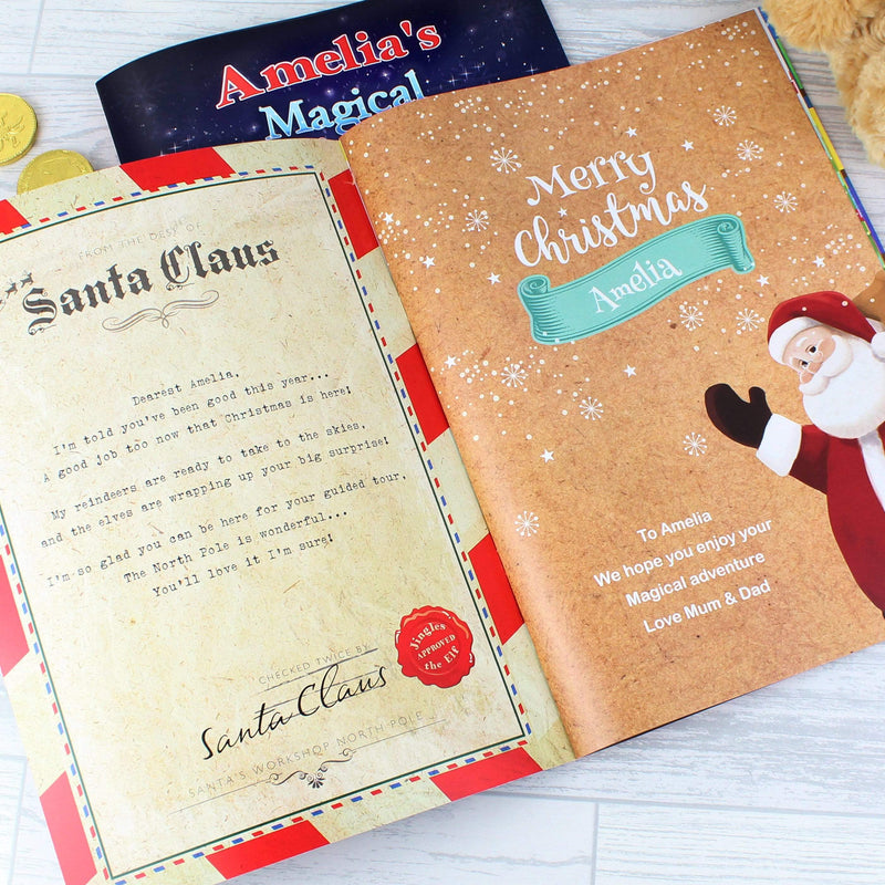 Personalised Memento Books Personalised Magical Christmas Adventure Story Book