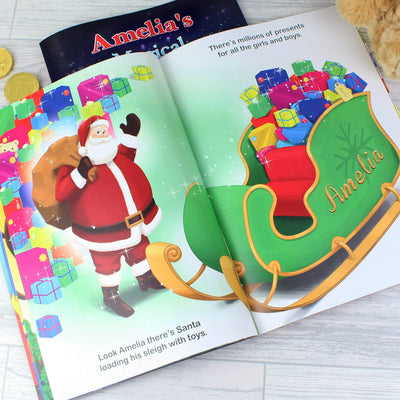 Personalised Memento Books Personalised Magical Christmas Adventure Story Book