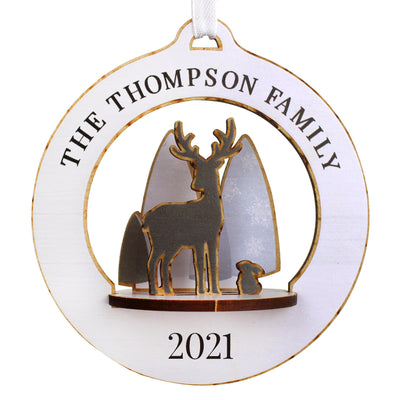 Personalised Memento Personalised Make Your Own Reindeer 3D Decoration Kit
