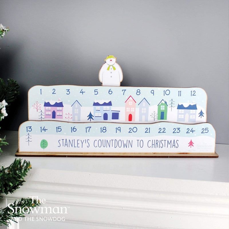 Personalised Memento Christmas Decorations Personalised Make Your Own The Snowman Christmas Advent Countdown Kit