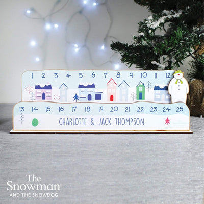 Personalised Memento Christmas Decorations Personalised Make Your Own The Snowman Christmas Advent Countdown Kit