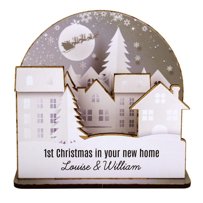Personalised Memento Christmas Decorations Personalised Make Your Own Town 3D Decoration Kit