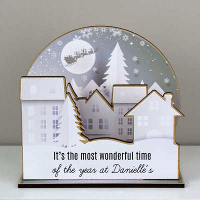 Personalised Memento Christmas Decorations Personalised Make Your Own Town 3D Decoration Kit