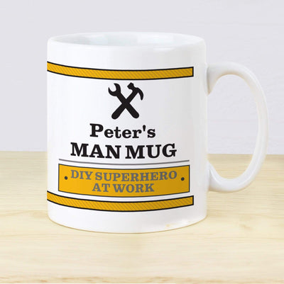 Personalised Memento Mugs Personalised Man At Work Mug