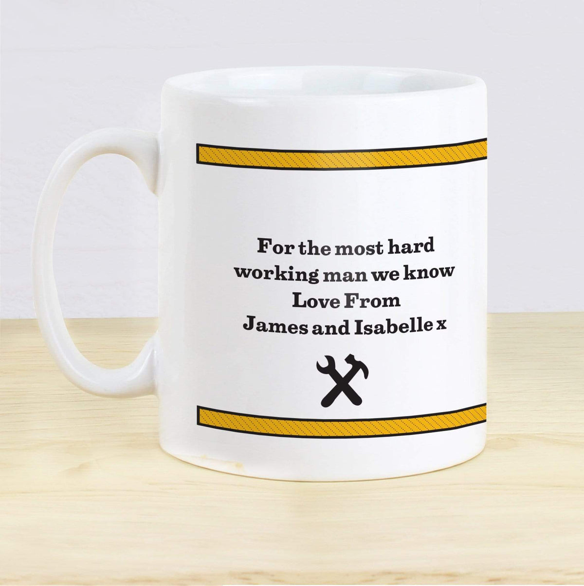 Personalised Memento Mugs Personalised Man At Work Mug
