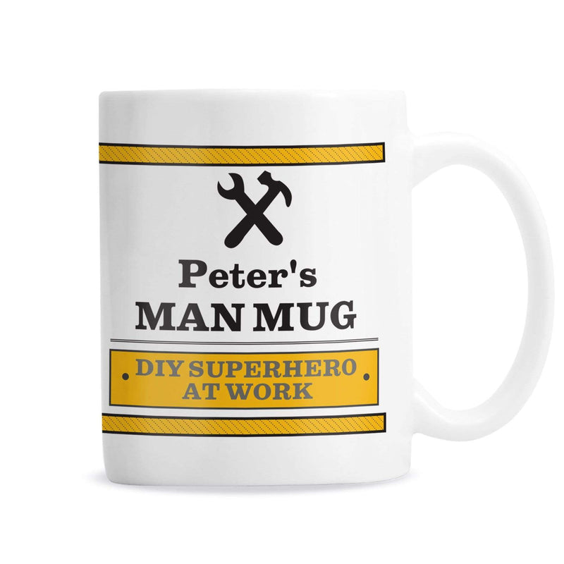 Personalised Memento Mugs Personalised Man At Work Mug