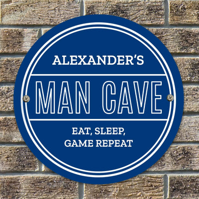 Personalised Memento Hanging Decorations & Signs Personalised Man Cave Heritage Plaque
