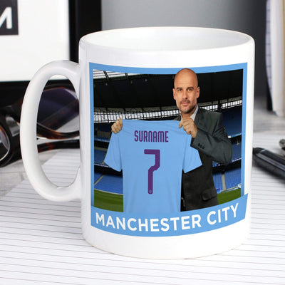 Personalised Memento Mugs Manchester City FC Manager Mug
