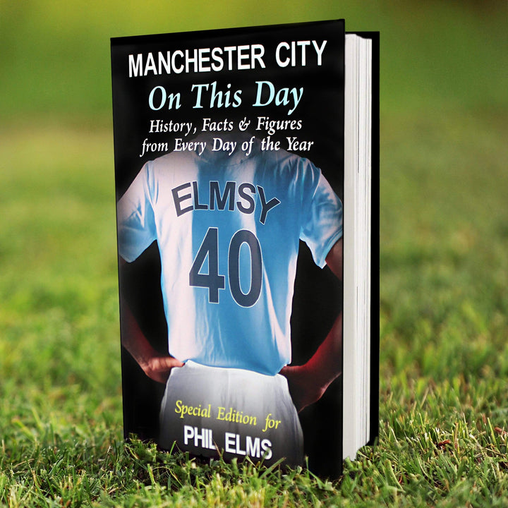 Personalised Memento Books Personalised Manchester City On This Day Book