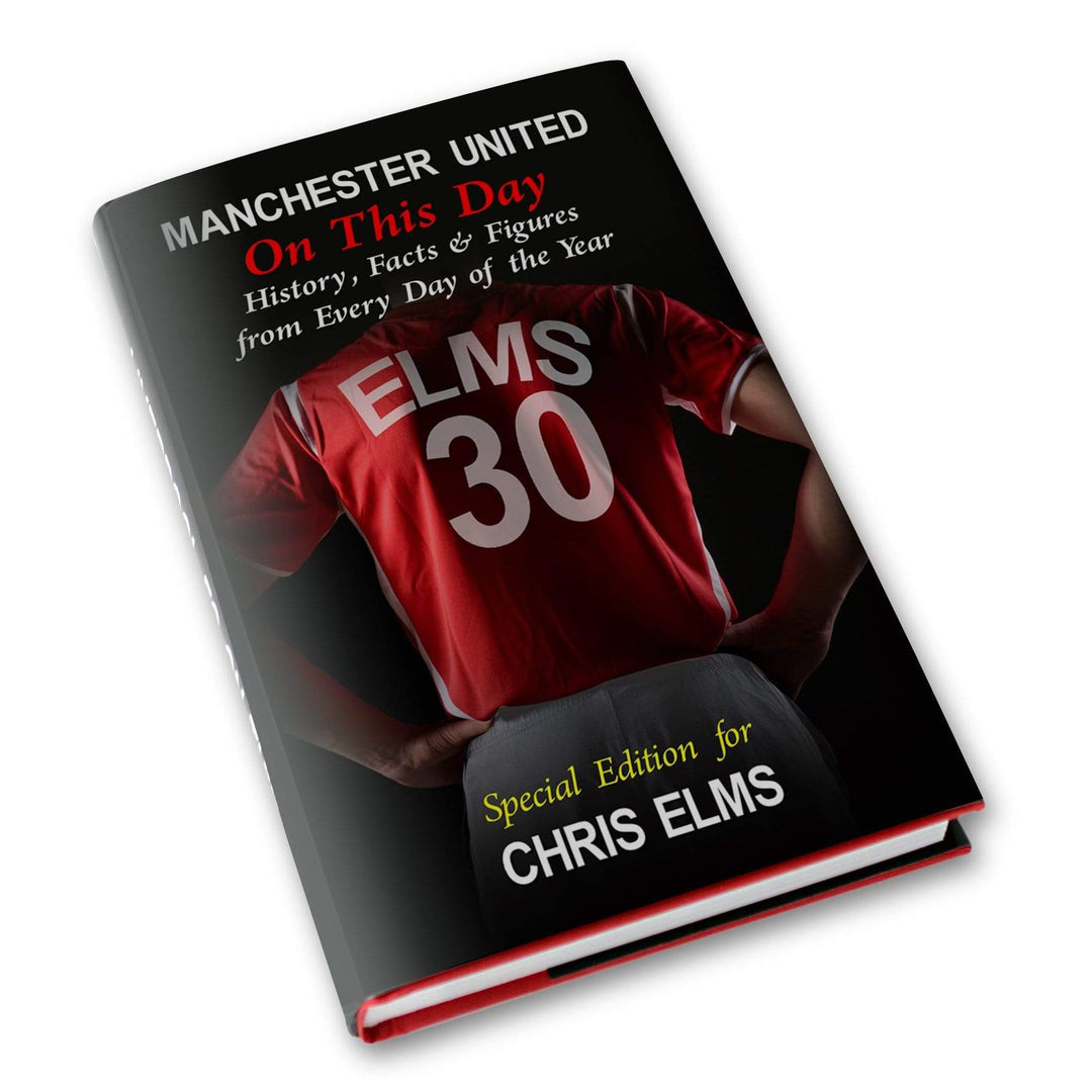 Personalised Memento Books Personalised Manchester United On This Day Book