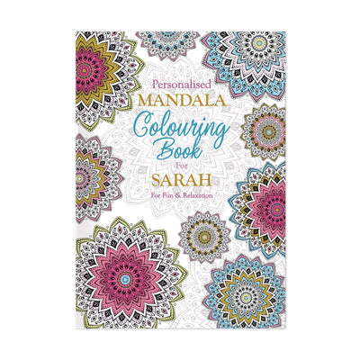 Personalised Memento Books Personalised Mandala Colouring Book