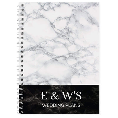 Personalised Memento Stationery & Pens Personalised Marble Effect A5 Notebook