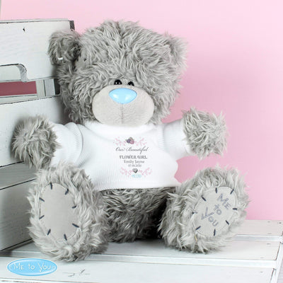 Personalised Memento Plush Personalised Me To You Bear for Bridesmaid and Flowergirl