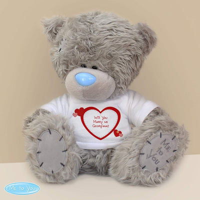 Personalised Memento Plush Personalised Me to You Bear Hearts