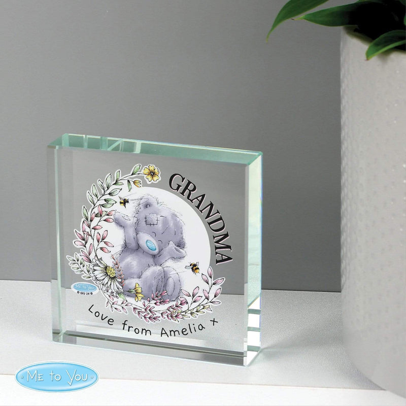 Personalised Memento Ornaments Personalised Me to You Bees Large Crystal Token