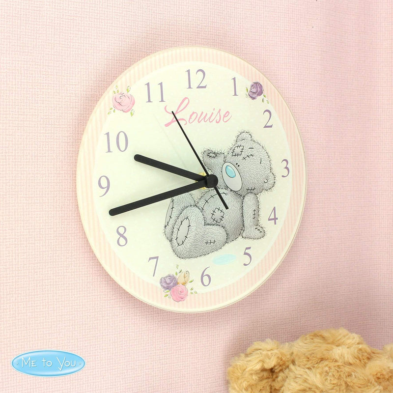 Personalised Memento Clocks & Watches Personalised Me To You Glass Clock