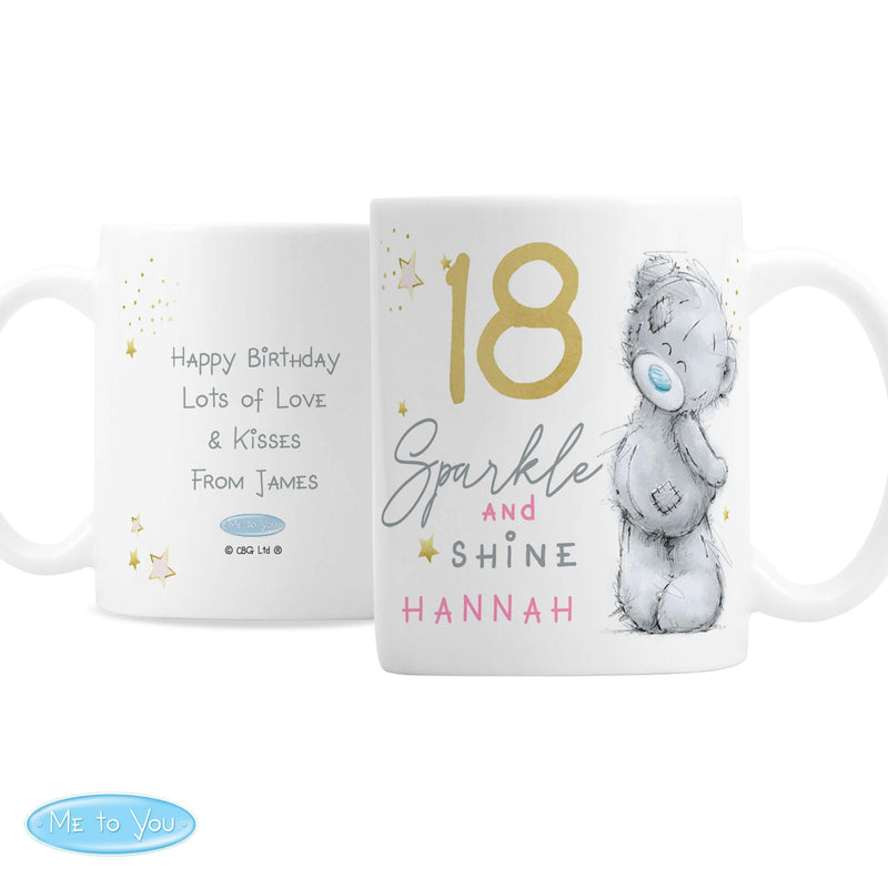 Personalised Memento Personalised Me To You Sparkle & Shine Birthday Mug