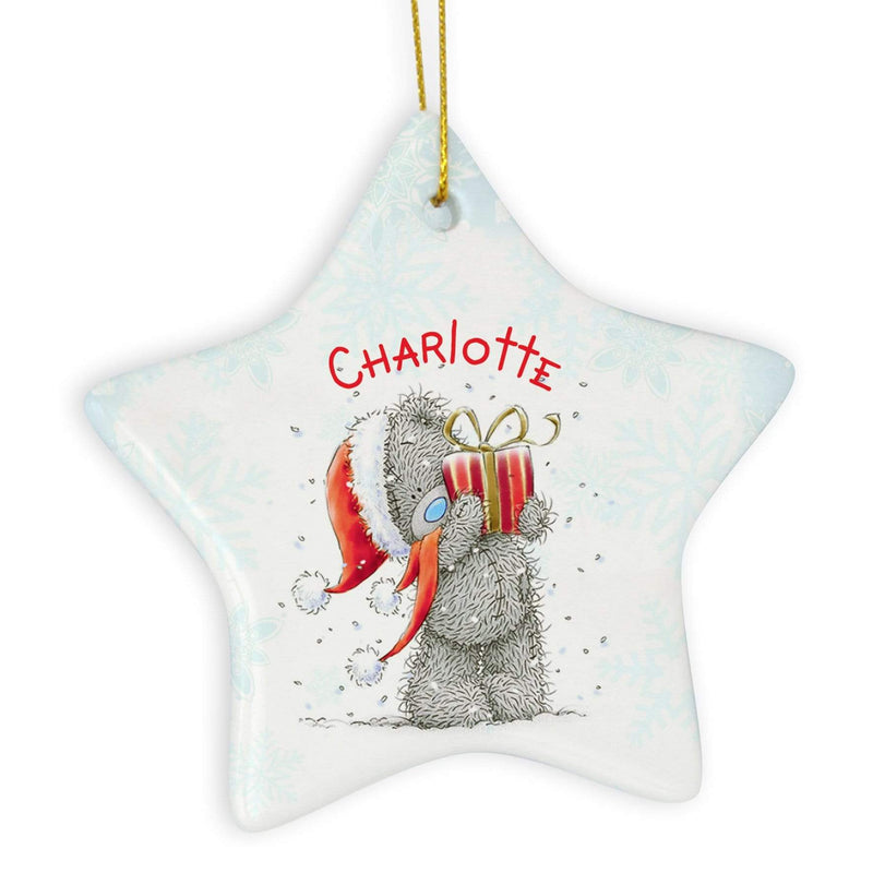 Personalised Memento Hanging Decorations & Signs Personalised Me To You Star Christmas Decoration
