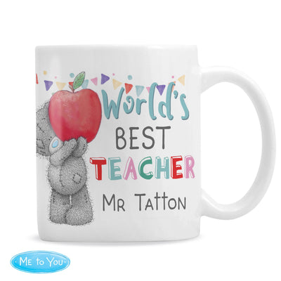 Personalised Memento Personalised Me to You World's Best Teacher Mug