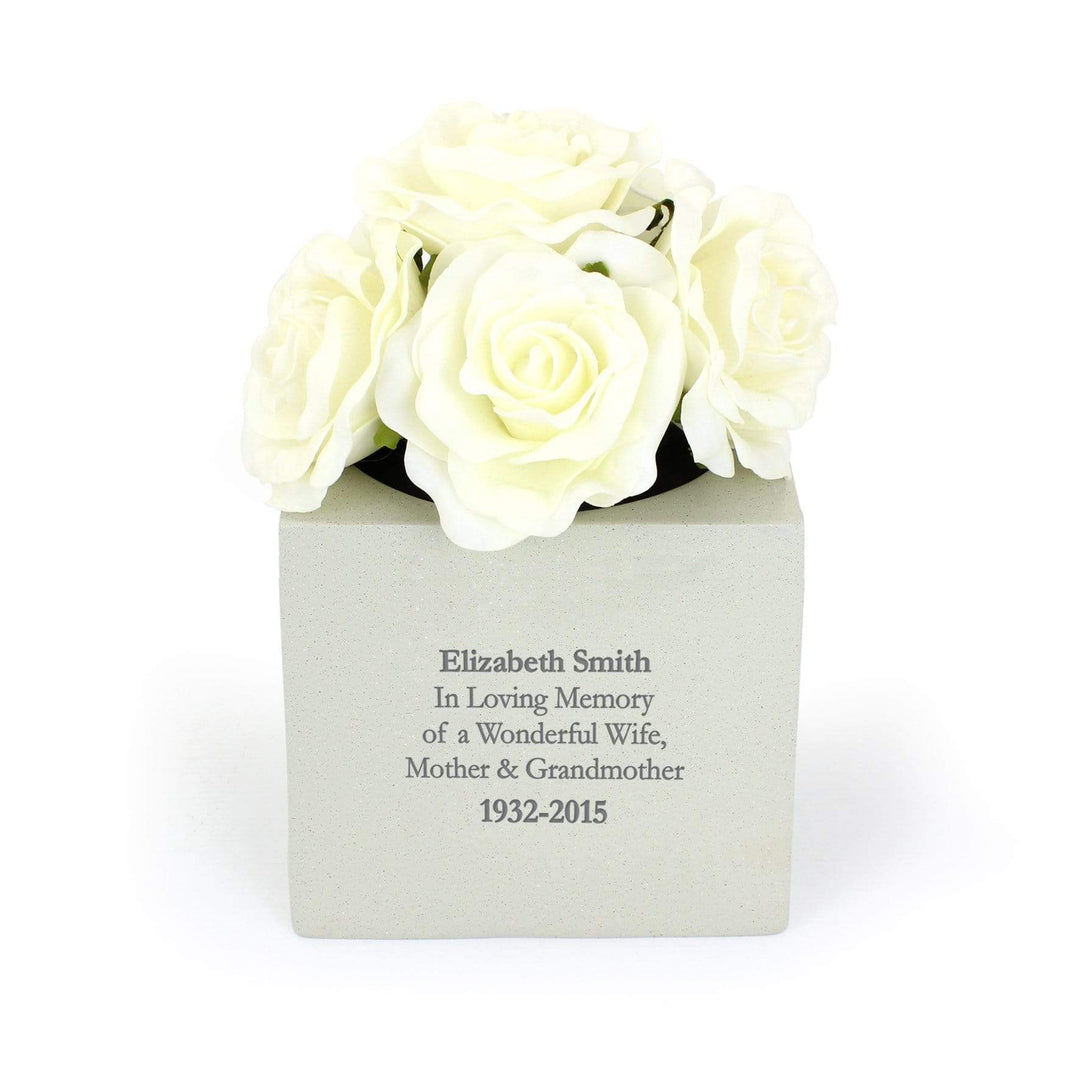 Personalised Memento Memorials Personalised Memorial Vase