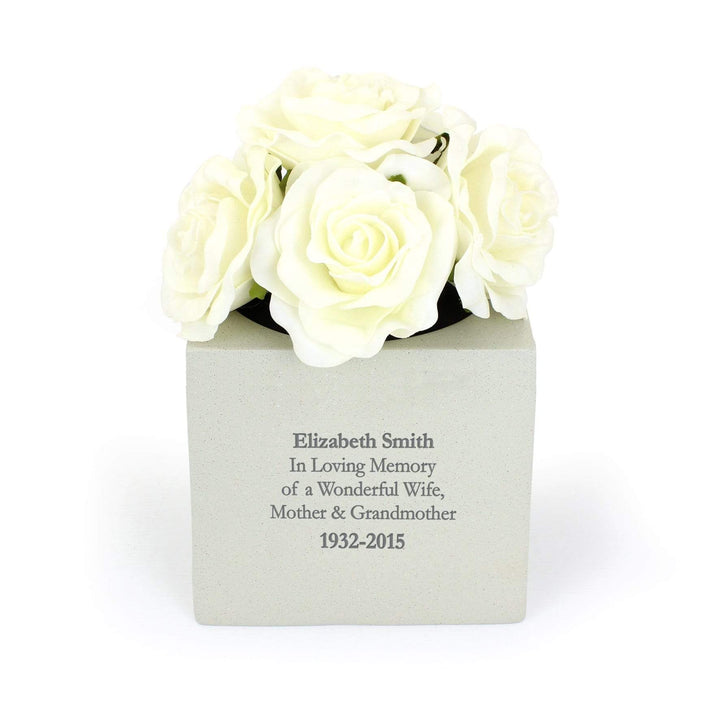 Personalised Memento Memorials Personalised Memorial Vase