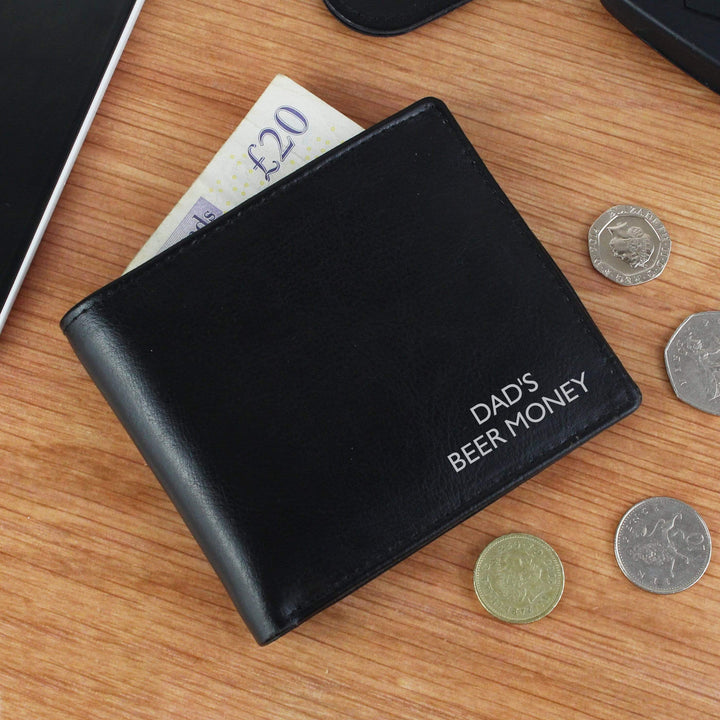 Personalised Memento Leather Personalised Message Leather Wallet