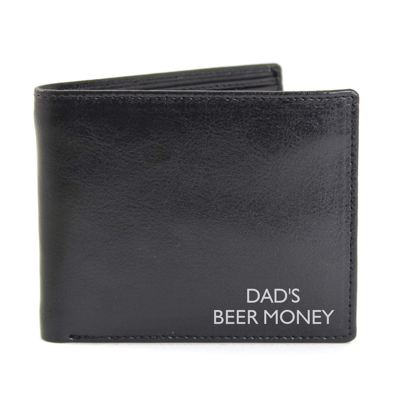 Personalised Memento Leather Personalised Message Leather Wallet