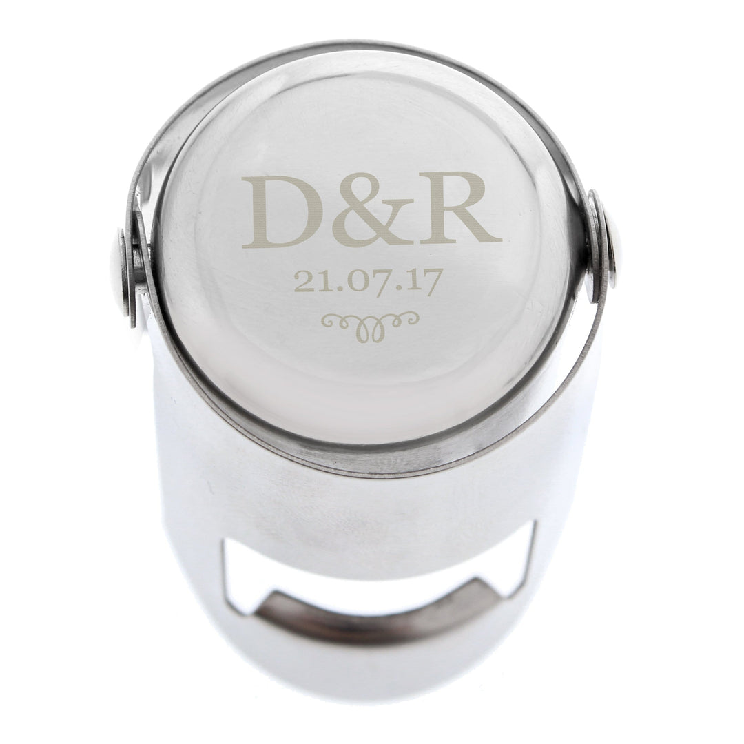 Personalised Memento Glasses &amp; Barware Personalised Monogram Bottle Stopper