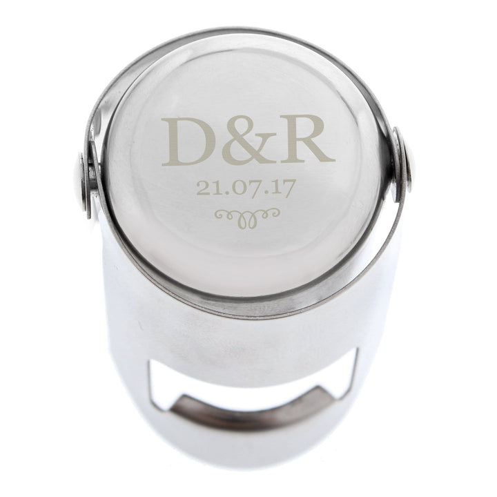 Personalised Memento Glasses &amp; Barware Personalised Monogram Bottle Stopper
