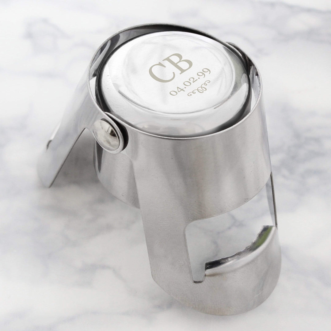 Personalised Memento Glasses &amp; Barware Personalised Monogram Bottle Stopper