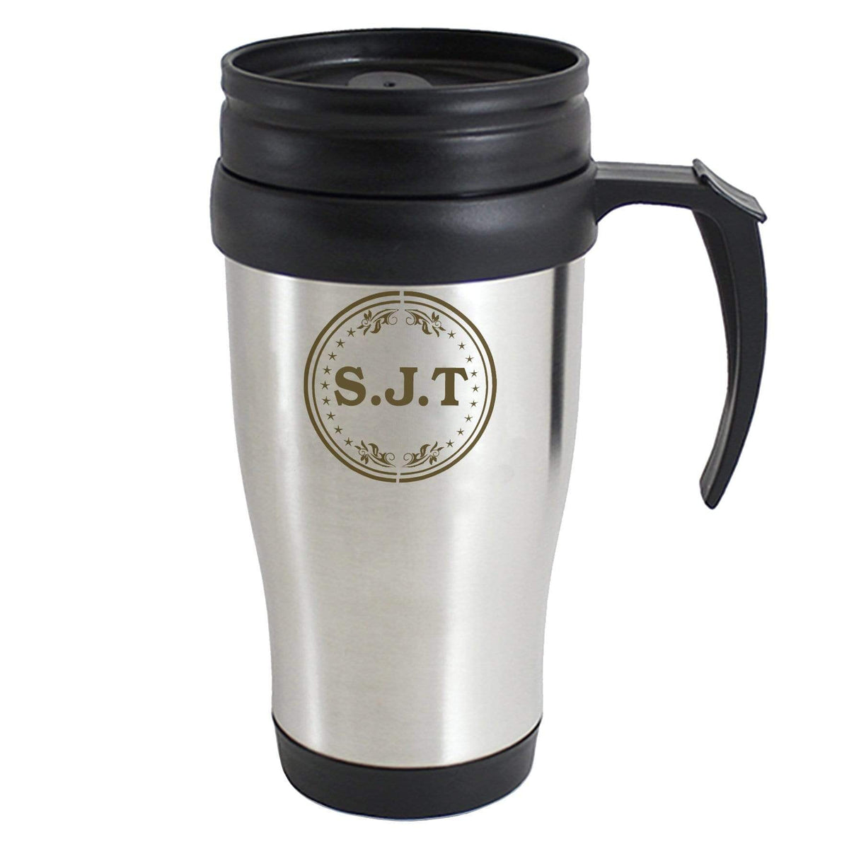Personalised Memento Mugs Personalised Monogram Travel Mug