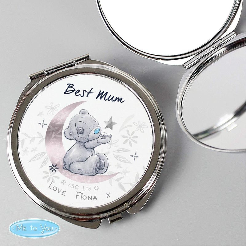 Personalised Memento Personalised Moon & Stars Me To You Compact Mirror