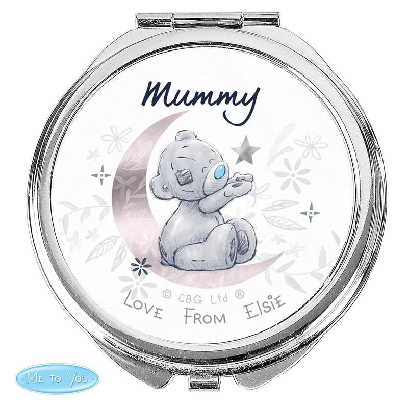 Personalised Memento Personalised Moon & Stars Me To You Compact Mirror