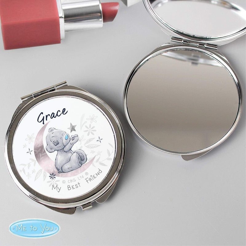 Personalised Memento Personalised Moon & Stars Me To You Compact Mirror