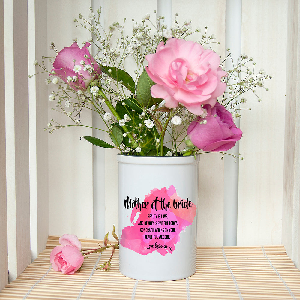 Personalised Mother of the Bride Miniature Champagne Bucket
