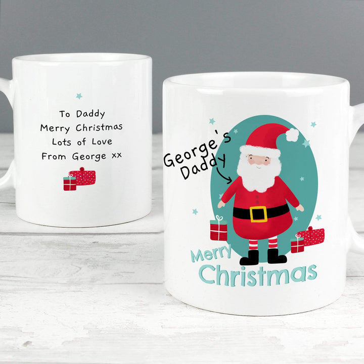 Personalised Memento Mugs Personalised Mr Claus Mug