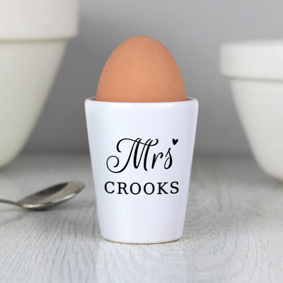 Personalised Memento Personalised Mrs Egg Cup