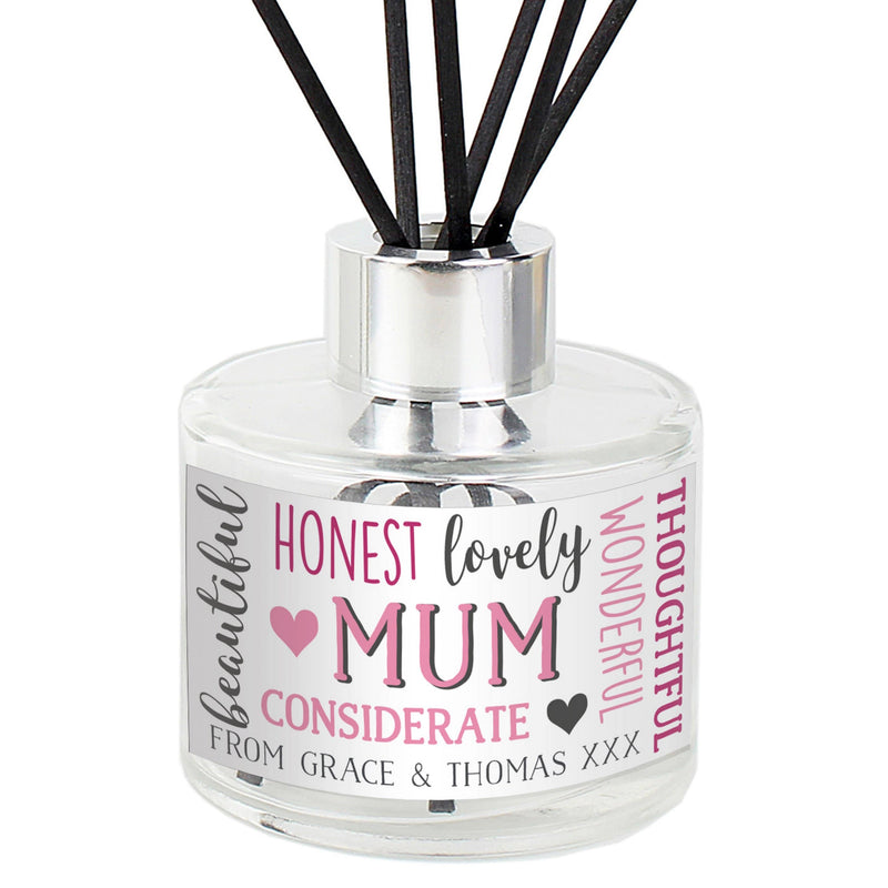 Personalised Memento Candles & Reed Diffusers Personalised Mum Reed Diffuser