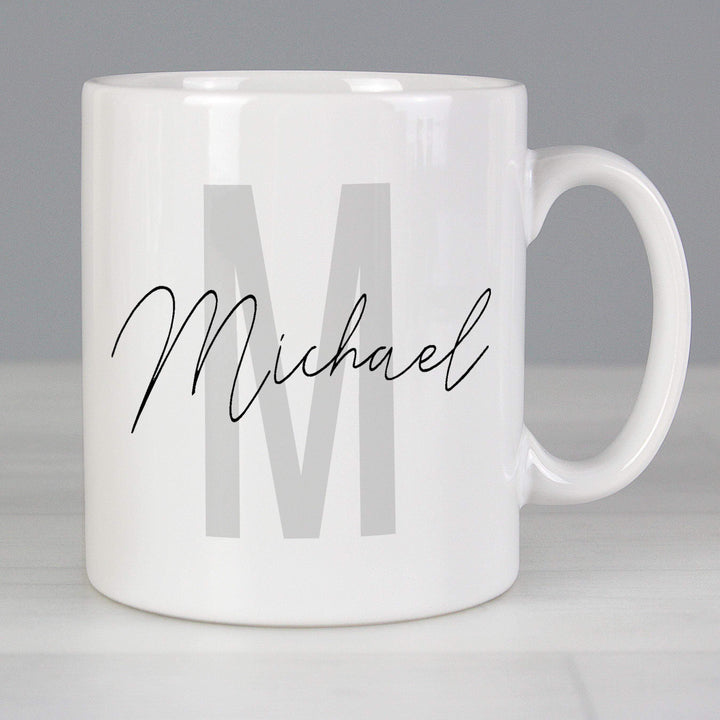 Personalised Memento Personalised Name &amp; Initial Mug